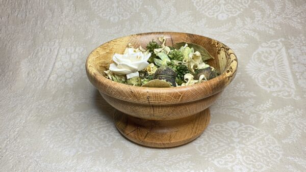 image of spalted oak bowl