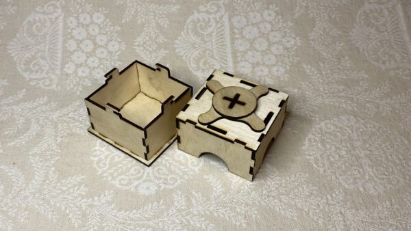 Laser-Cut,Wooden, Locking Box - Image 2