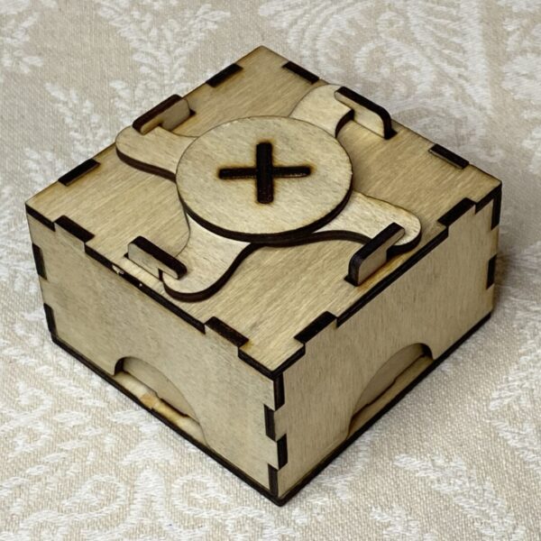 Laser-Cut,Wooden, Locking Box