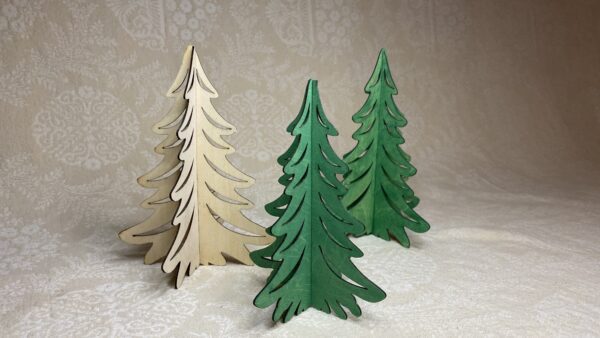 Laser-Cut, Evergreen Tree 6" - Image 3